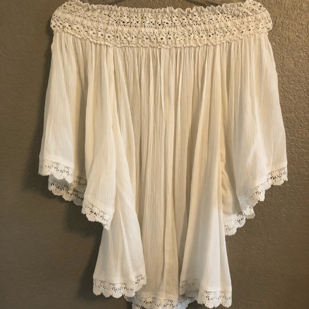 Off the shoulder blouse